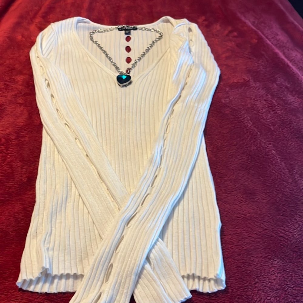 Express V Neck Sweater.  Size S